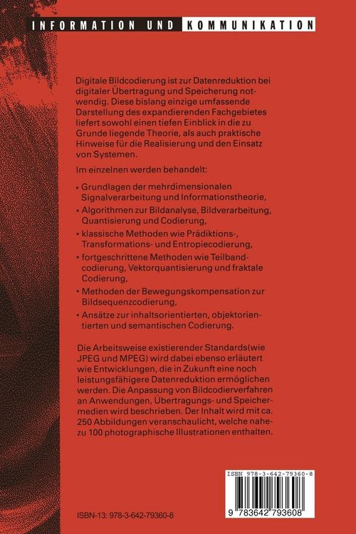 Produktbild: Digitale Bildcodierung
