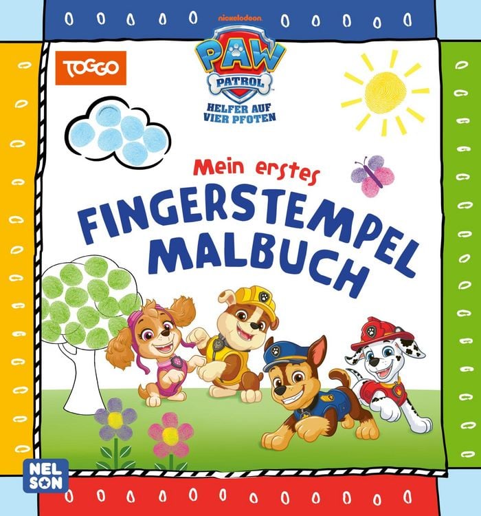 Produktbild: PAW Patrol Kindergartenheft: Mein erstes Fingerstempel-Malbuch