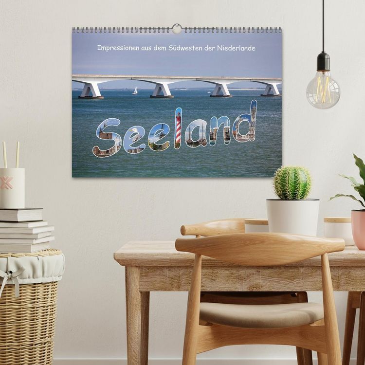 Produktbild: Seeland - Impressionen aus dem S&uuml;dwesten der Niederlande (Wandkalender 2026 DIN A3 quer), CALVENDO Monatskalender