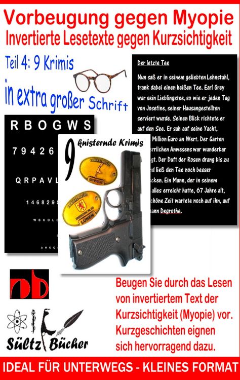 Produktbild: Vorbeugung gegen Myopie - Invertierte Lesetexte gegen Kurzsichtigkeit
