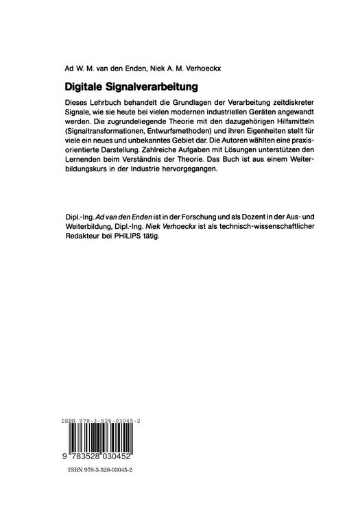 Produktbild: Digitale Signalverarbeitung