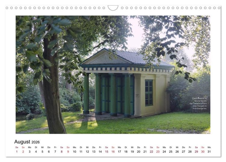 Produktbild: Rosenstadt Uetersen (Wandkalender 2026 DIN A3 quer), CALVENDO Monatskalender
