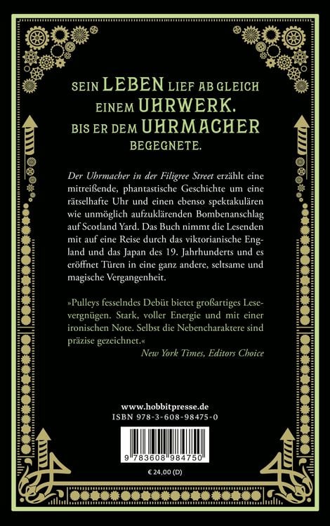 Produktbild: Der Uhrmacher in der Filigree Street