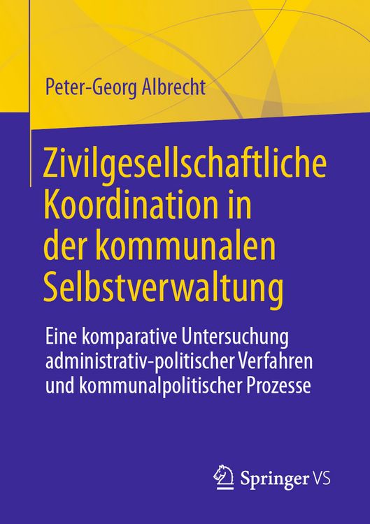 Produktbild: Zivilgesellschaftliche Koordination in der kommunalen Selbstverwaltung