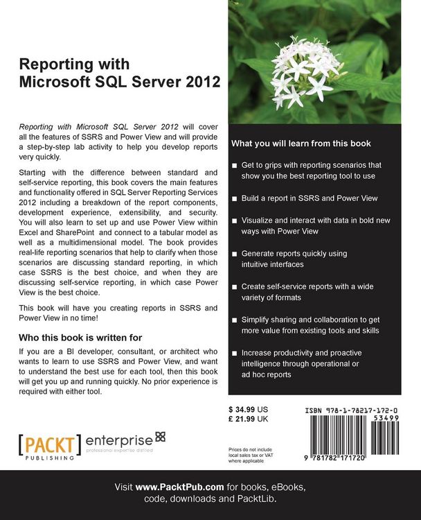 Produktbild: Reporting with Microsoft SQL Server 2012
