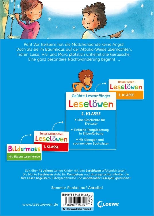 Produktbild: Lesel&ouml;wen 2. Klasse - Die M&auml;dchenbande auf Geisterjagd