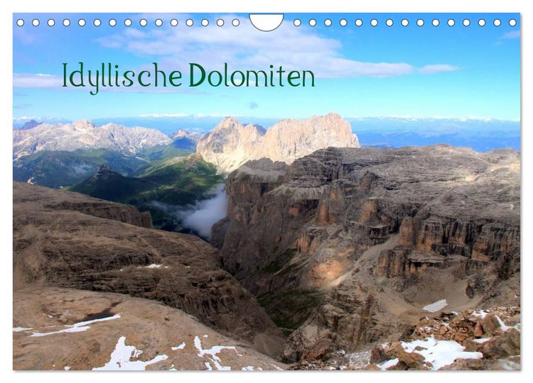 Produktbild: Idyllische Dolomiten (Wandkalender 2026 DIN A4 quer), CALVENDO Monatskalender