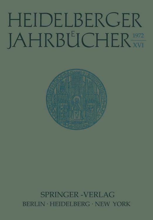 Produktbild: Heidelberger Jahrb&uuml;cher