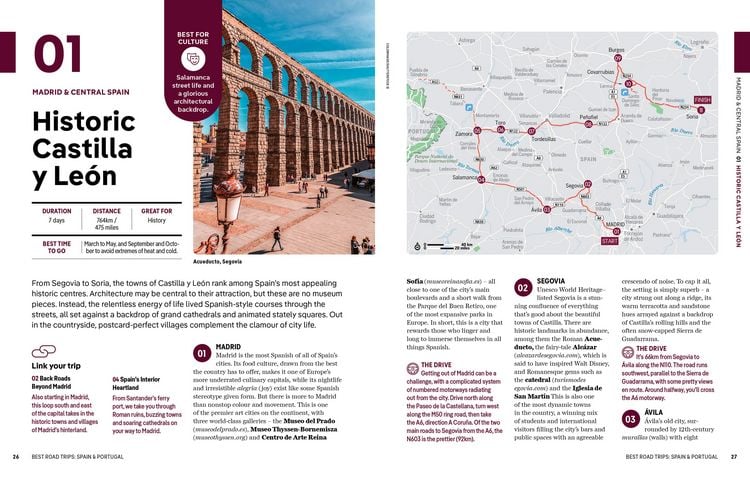 Produktbild: Lonely Planet Best Road Trips Spain & Portugal