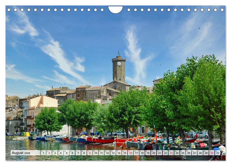 Produktbild: Bolsenasee Smaragd im Latium (Wandkalender 2026 DIN A4 quer), CALVENDO Monatskalender