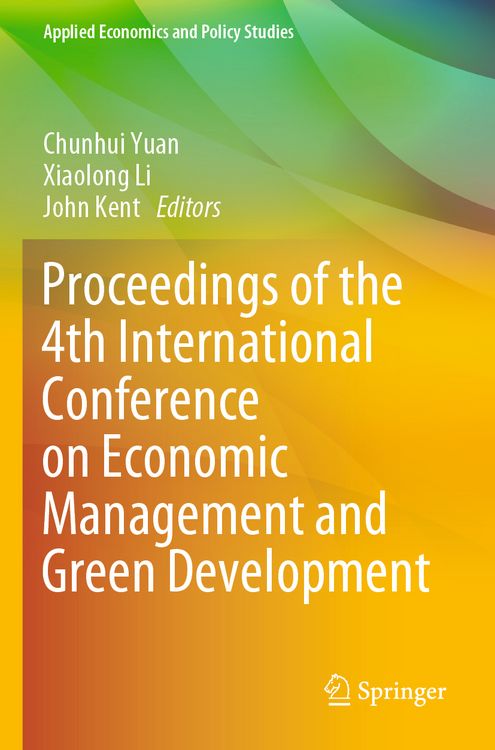 Produktbild: Proceedings of the 4th International Conference on Economic Management and Green Development