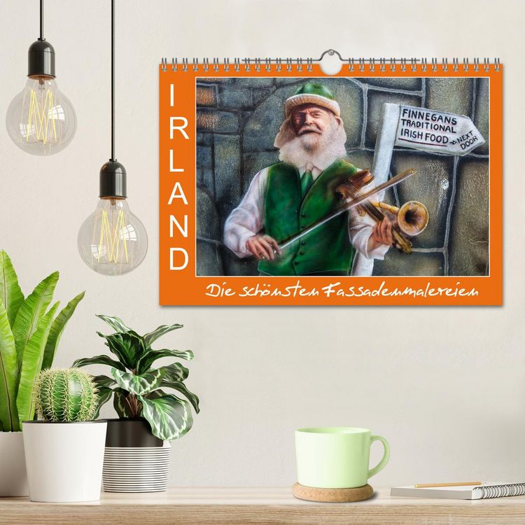 Produktbild: IRLAND - Die sch&ouml;nsten Fassadenmalereien (Wandkalender 2026 DIN A4 quer), CALVENDO Monatskalender