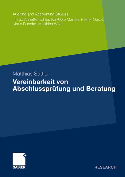 Produktbild: Vereinbarkeit von Abschlusspr&uuml;fung und Beratung