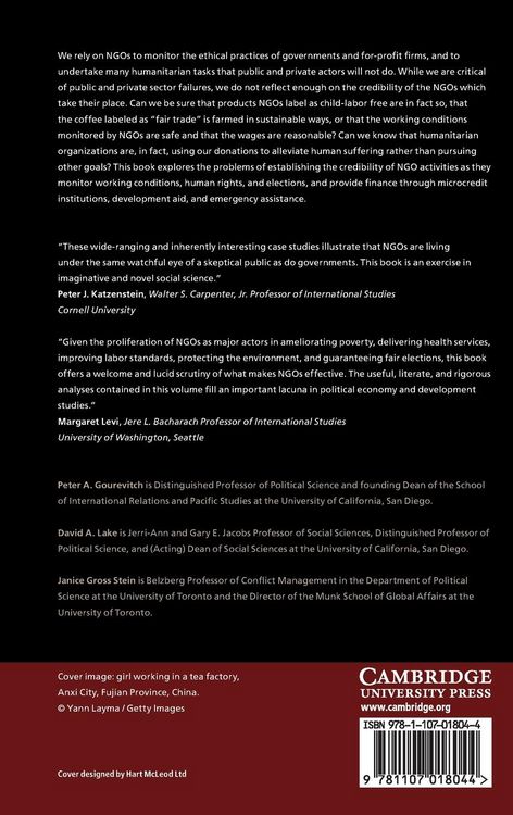 Produktbild: The Credibility of Transnational NGOs