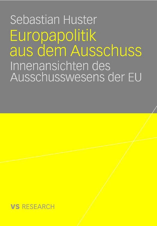 Produktbild: Europapolitik aus dem Ausschuss