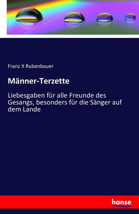 Produktbild: M&auml;nner-Terzette