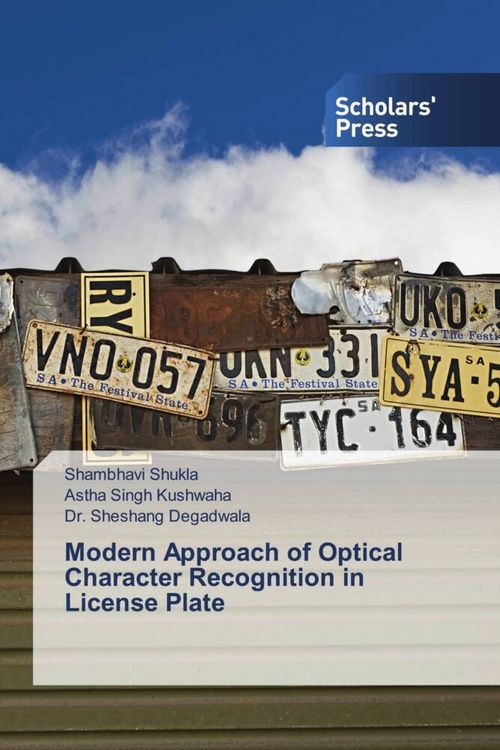 Produktbild: Modern Approach of Optical Character Recognition in License Plate