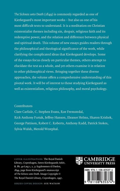 Produktbild: Kierkegaard's The Sickness unto Death