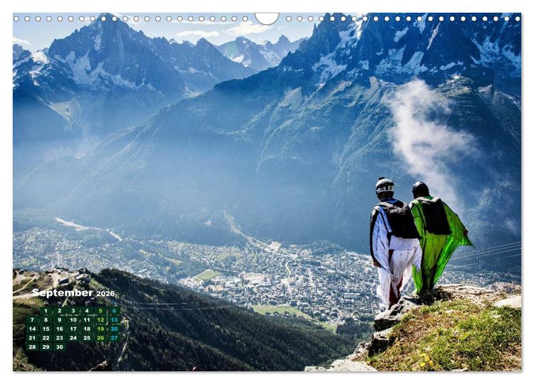 Produktbild: Base Jumping Adrenalin- Kick (Wandkalender 2026 DIN A3 quer), CALVENDO Monatskalender