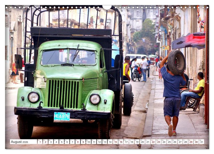 Produktbild: LKW Oldtimer der UdSSR - Sowjetische Lastkraftwagen in Kuba (Wandkalender 2026 DIN A3 quer), CALVENDO Monatskalender
