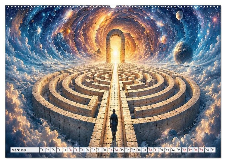 Produktbild: Zwischen Ausgang und Unendlichkeit (Wandkalender 2027 DIN A2 quer), CALVENDO Monatskalender