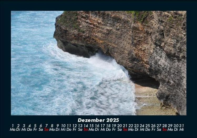 Produktbild: Die sch&ouml;nsten Meereslandschaften 2025 Fotokalender DIN A5