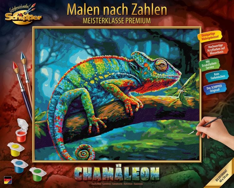 Produktbild: Schipper Malen-nach-Zahlen - Chamäleon