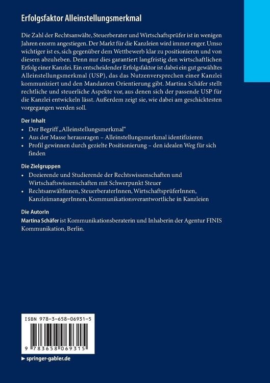 Produktbild: Erfolgsfaktor Alleinstellungsmerkmal