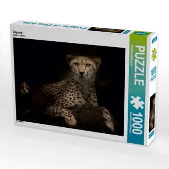 Produktbild: CALVENDO Puzzle Gepard 1000 Teile Puzzle quer | 1000 Teile Lege-Gr&ouml;&szlig;e 64 &times; 48 cm Foto-Puzzle f&uuml;r gl&uuml;ckliche Stunden