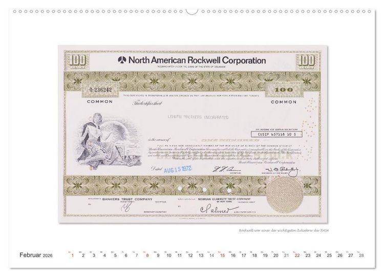 Produktbild: Aktien & Wertpapiere / CH-Version (hochwertiger Premium Wandkalender 2026 DIN A2 quer), Kunstdruck in Hochglanz