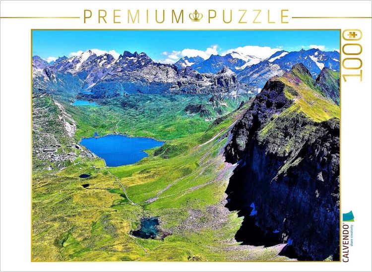 Produktbild: CALVENDO Puzzle Melchsee Frutt | 1000 Teile Lege-Gr&ouml;&szlig;e 64x48cm Foto-Puzzle f&uuml;r gl&uuml;ckliche Stunden