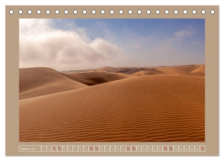 Produktbild: Sand und Schatten (Tischkalender 2026 DIN A5 quer), CALVENDO Monatskalender