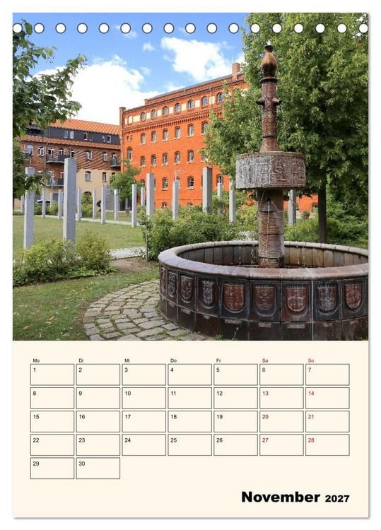 Produktbild: Luckau &ndash; Herz der Niederlausitz (Tischkalender 2027 DIN A5 hoch), CALVENDO Monatskalender