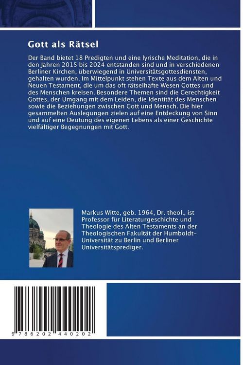 Produktbild: Gott als R&auml;tsel