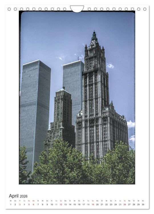 Produktbild: NEW YORK CITY - Vintage Views (Wandkalender 2026 DIN A4 hoch), CALVENDO Monatskalender