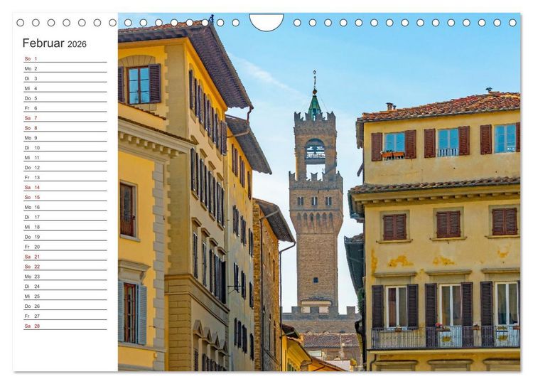 Produktbild: Florenz - Impressionen (Wandkalender 2026 DIN A4 quer), CALVENDO Monatskalender