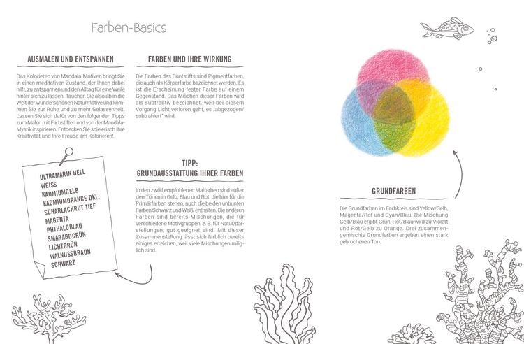 Produktbild: Inspiration Meeresrauschen | 50 Unterwasser-Motive zum Ausmalen, Tr&auml;umen und Entspannen