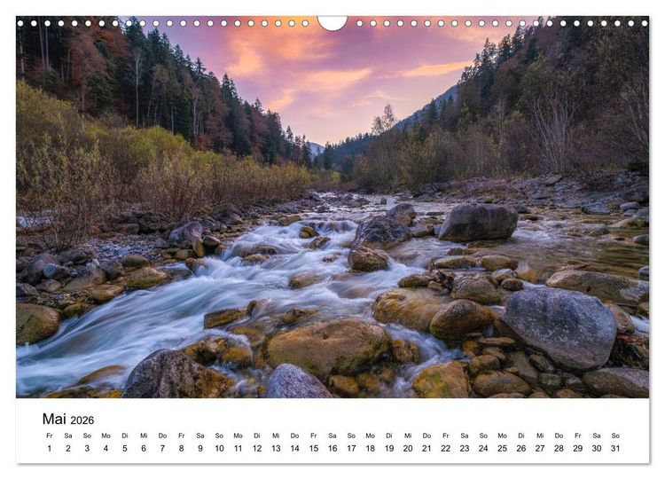 Produktbild: Flusswelt Schweiz (Wandkalender 2026 DIN A3 quer), CALVENDO Monatskalender