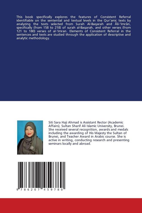Produktbild: Manifestations of Consistent Referral in Qur'anic Texts