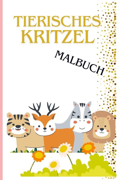 Produktbild: Tierisches Kritzel Malbuch