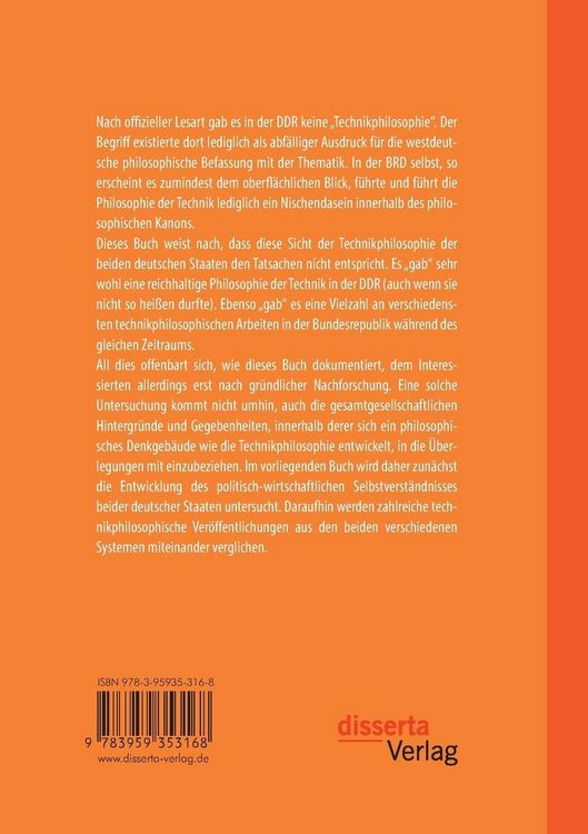 Produktbild: Zwischen Stigma und Nische: Philosophie der Technik in der DDR und der BRD bis 1