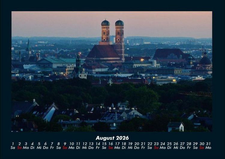 Produktbild: M&uuml;nchen 2026 Fotokalender DIN A4