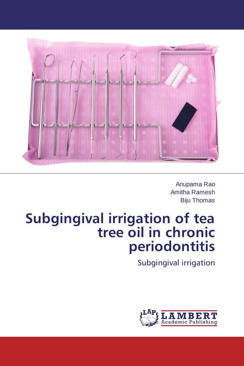 Produktbild: Subgingival irrigation of tea tree oil in chronic periodontitis