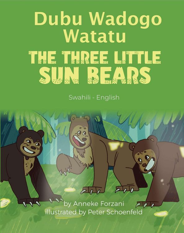 Produktbild: The Three Little Sun Bears (Swahili-English)