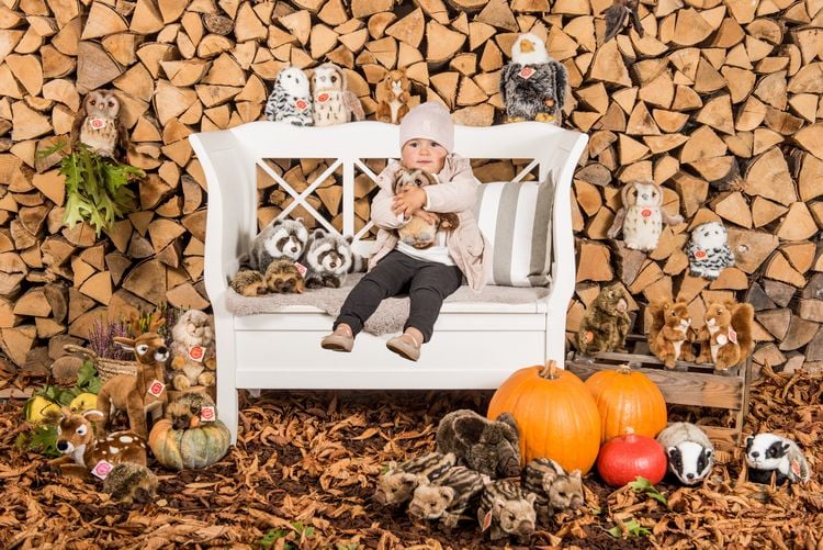 Produktbild: Teddy Hermann 92117 - Pl&uuml;sch Igel, Pl&uuml;schtier, 15 cm