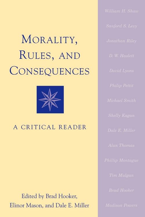 Produktbild: Morality, Rules, and Consequences