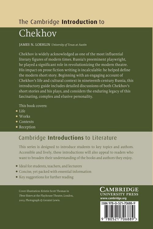 Produktbild: The Cambridge Introduction to Chekhov