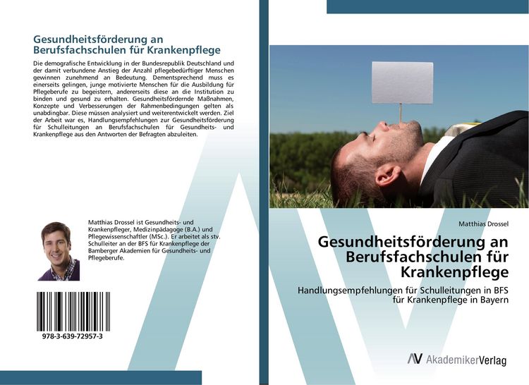 Produktbild: Gesundheitsf&ouml;rderung an Berufsfachschulen f&uuml;r Krankenpflege