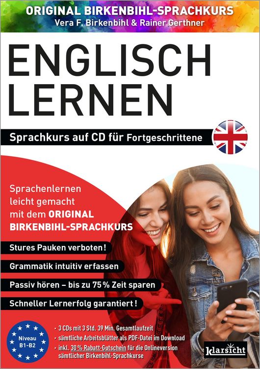 Produktbild: Englisch lernen f&uuml;r Fortgeschrittene 1+2 (ORIGINAL BIRKENBIHL)