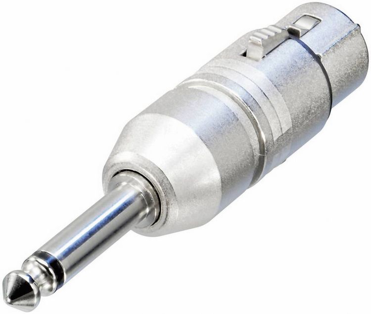 Produktbild: Neutrik NA2FP XLR-Adapter XLR-Buchse - Klinkenstecker 6.35mm Mono 1St.